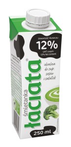 Mlekpol Łaciata śmietanka 12% 250 ml