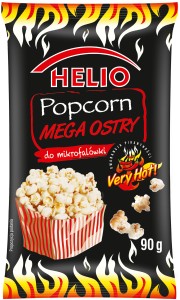 Helio popcorn do mikrofalówki mega ostry 90 g