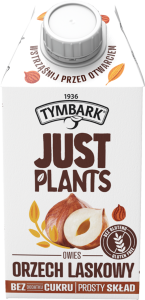 Tymbark Just Plants napój orzech laskowy-owsianka 500 ml