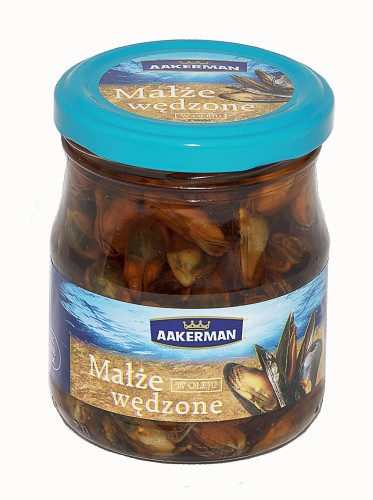 AAKERMAN MAŁŻE 200g WĘDZONE W OLEJU [6]