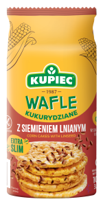 Kupiec wafle kukurydziane z siemieniem lnianym 105 g