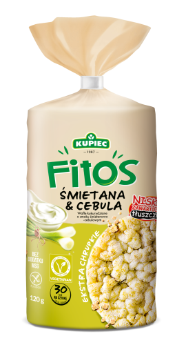 Kupiec WAFLE KUKURYDZIANE 120g ŚMIETANA-CEBULA  [12]