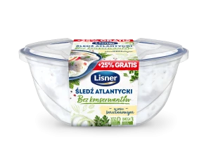 Lisner filet śledziowy w sosie śmietanowym bez konserwantów 350 g
