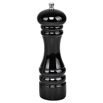 Drewniany młynek do soli/pieprzu 18cm czarny Drewniany młynek do soli/pieprzu 18cm czarny