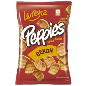 Chipsy Peppies bacon Lorenz 100 g