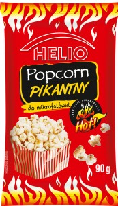 Helio popcorn do mikrofalówki pikantny 90 g