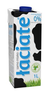 Mlekpol Łaciate mleko 0,0% 1 l