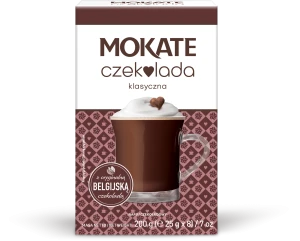 Mokate czekolada do picia klasyczna 25 g * 8 szt.