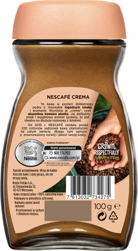 Nescafe CREMA 100g inst.     [8/12]&