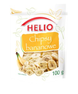 Helio chipsy bananowe 100 g