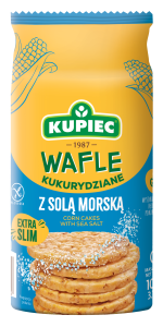 Kupiec wafle kukurydziane z solą morską 105 g