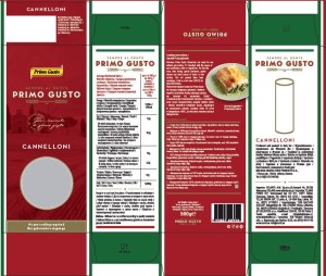 Primo Gusto makaron cannelloni do nadziewania 250 g