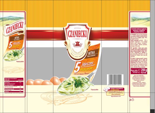 CZANIECKI 250g NITKA WALCOWANA   [12]