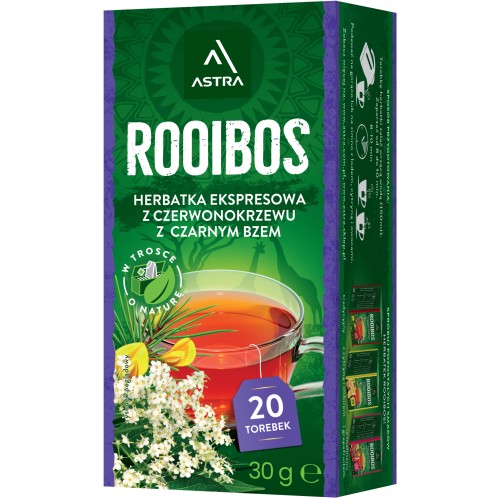 H.ASTRA  ROOIBOS z czarnym bzem 20tb