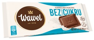 Wawel czekolada bez cukru mleczna 90 g