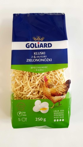 Goliard 250g KLUSECZKI Z JAJ KURY ZIELONONÓŻKI 250g [18]