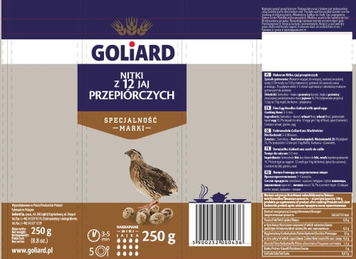 Goliard MAKARON 250g Z PRZEP.JAJ[10]