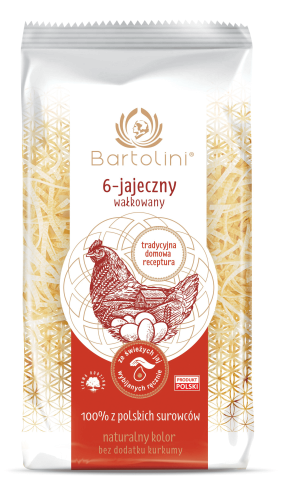 Bartolini Makaron 6-jajeczny Krajanka średnia 250 g