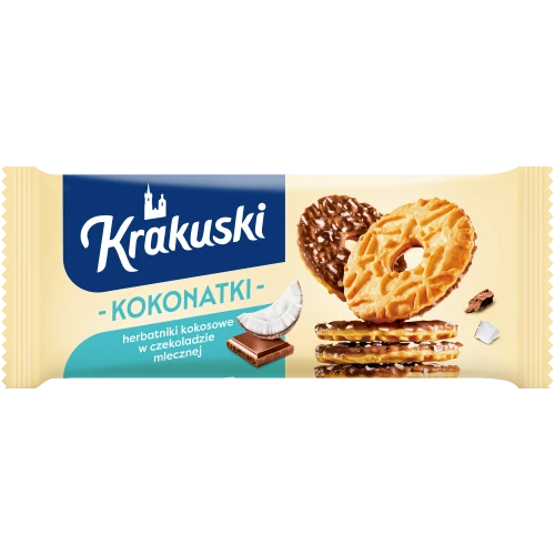Krakuski kokosanki 174 g BAHLSEN KRAKUSKI 174g KOKONATKI [26]
