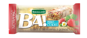 Bakalland Ba! Batony zbożowe truskawka 30 g