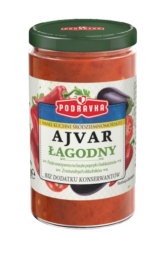 Podravka ajvar łagodny 195 g Podravka AJVAR 195g ŁAGODNY [12]
