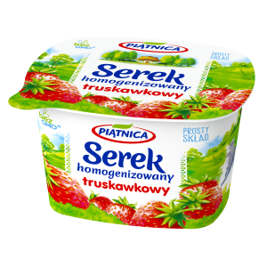 Piątnica serek homogenizowany truskawkowy 150 g