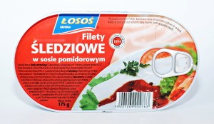 Łosoś filet z makreli w sosie pomidorowym 175 g