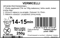 Bezgluten MAKARON VERMICELLI 250g NITKA GRUBA