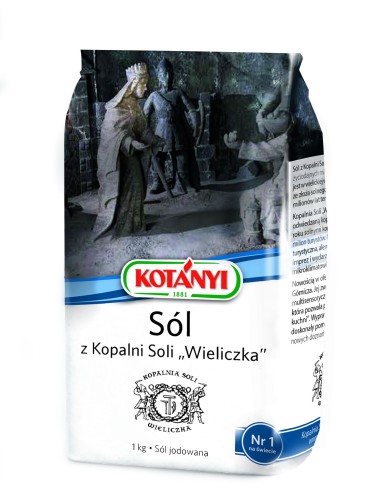KOTANYI Sól z Kopalni Wieliczka 1kg [10]