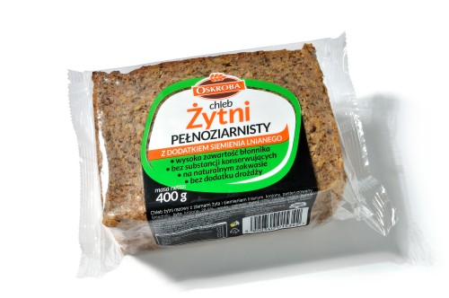 Oskroba CHLEB ŻYTNI PEŁNOZIARNISTY 400g
