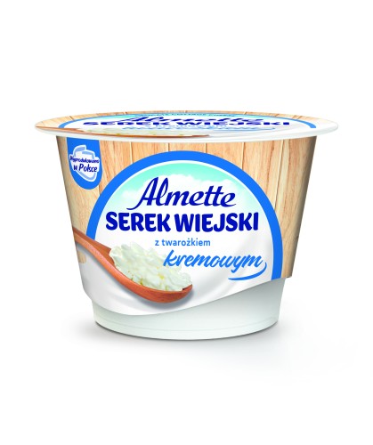Hochland ALMETTE SEREK 150g WIEJSKI KREMOWY [12] N