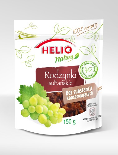 Helio NATURA RODZYNKI SUŁT.150g B/K    [8]