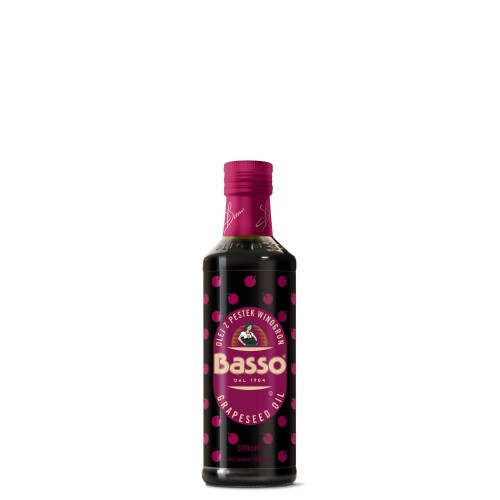 Basso Olej z pestek winogron 500 ml Basso Olej z pestek winogron 0,5 l