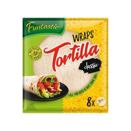 Develey Tortilla Fantastic 8 sztuk 20 cm 296 g Develey Tortilla Fantastic 8 sztuk 20 cm 296 g