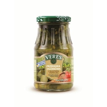 Przekąska ogórkowa z musztardą i papryczką 300 g VERES_PRZEKASKA_OGORKOWA_Z_MUSZTARDA_I_PAPRYCZKA_300g_VERES_76354463_0_350_350.jpg