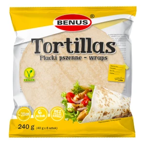 Benus tortilla 240 g placki pszenne