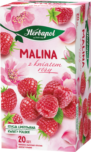 Herbata Big Malina Kwiat Róży 20 torebek H.Her.EX.20tb MALINA KWIAT RÓŻY  [10]
