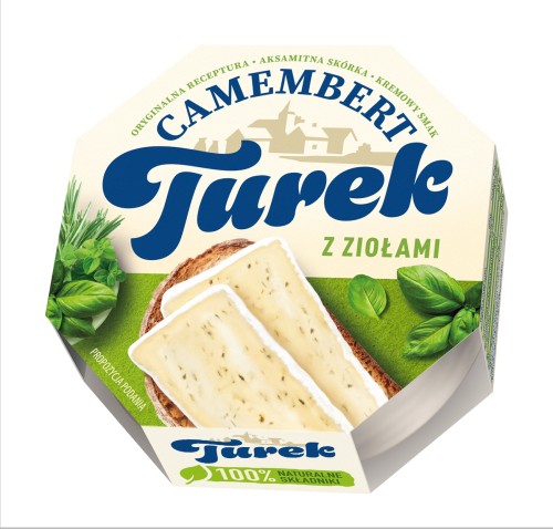 Turek CAMEMBERT 120g Z ZIOŁAMI  [10]  n