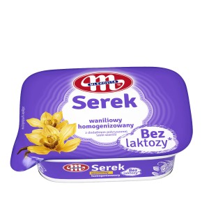 Mlekovita serek polski homogenizowany bez laktozy wanilia 150 g