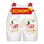 Płyn do mycia naczyń Fairy rumianek z witaminą E 2x900 ml