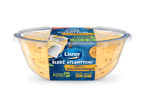 Lisner Filet śledziowy w sosie musztardowym 280 g Lisner Fil.Śl.280g w SOSIE MUSZTARDOWYM [6]