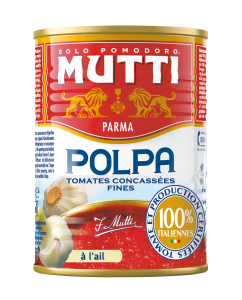 Mutti pomidory krojone z czosnkiem 400 g