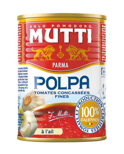 Mutti pomidory krojone z czosnkiem 400 g MUTTI POMIDORY KROJONE 400g Z CZOSNKIEM [6]