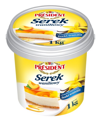 LACTALIS Pres.SEREK WANILIOWY 1kg wiadro [6]