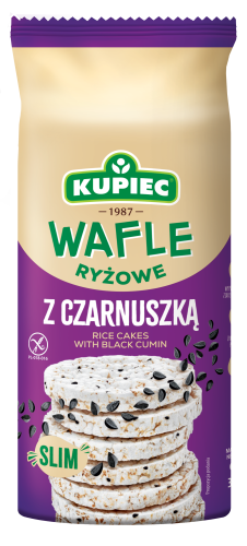 Kupiec WAFLE RYŻOWE 90g Z CZARNUSZKĄ  [16]