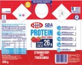 Mlekovita Mleczny napój proteinowy Super Body Active o smaku truskawkowym 350 g