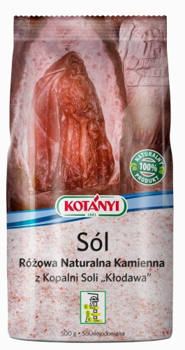 KOTANYI Sól KAMIENNA RÓŻOWA Z K.S. KŁODAWA 500g DROBNA  [14]