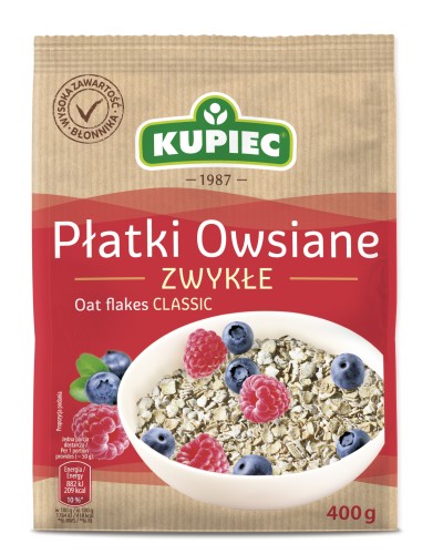 Kupiec PŁATKI 400g OWSIANE ZWYKŁE   [6]
