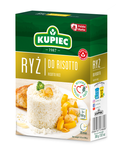 Kupiec RYŻ DO RISOTTO  3*100g   [12]