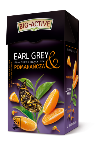 Big Herbata Czarna Liść Earl Grey Pomarańcza 80 g H.BIG LIŚĆ CZARNA 80g EARL/GREY POMARAŃCZA [12]